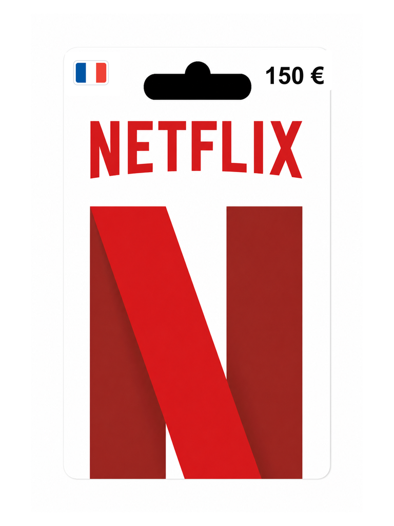 [EZPIN-FR-NETFLIX-150] Carte cadeau Netflix 150 €