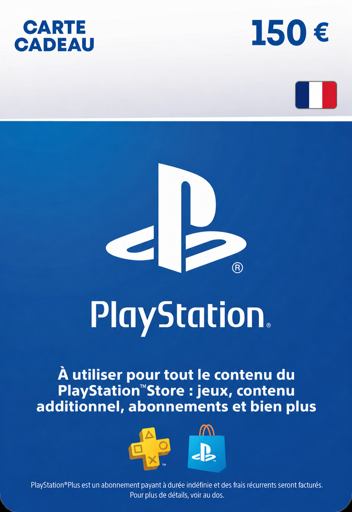 [EZPIN-FR-PSN-150] Carte PlayStation 150 €