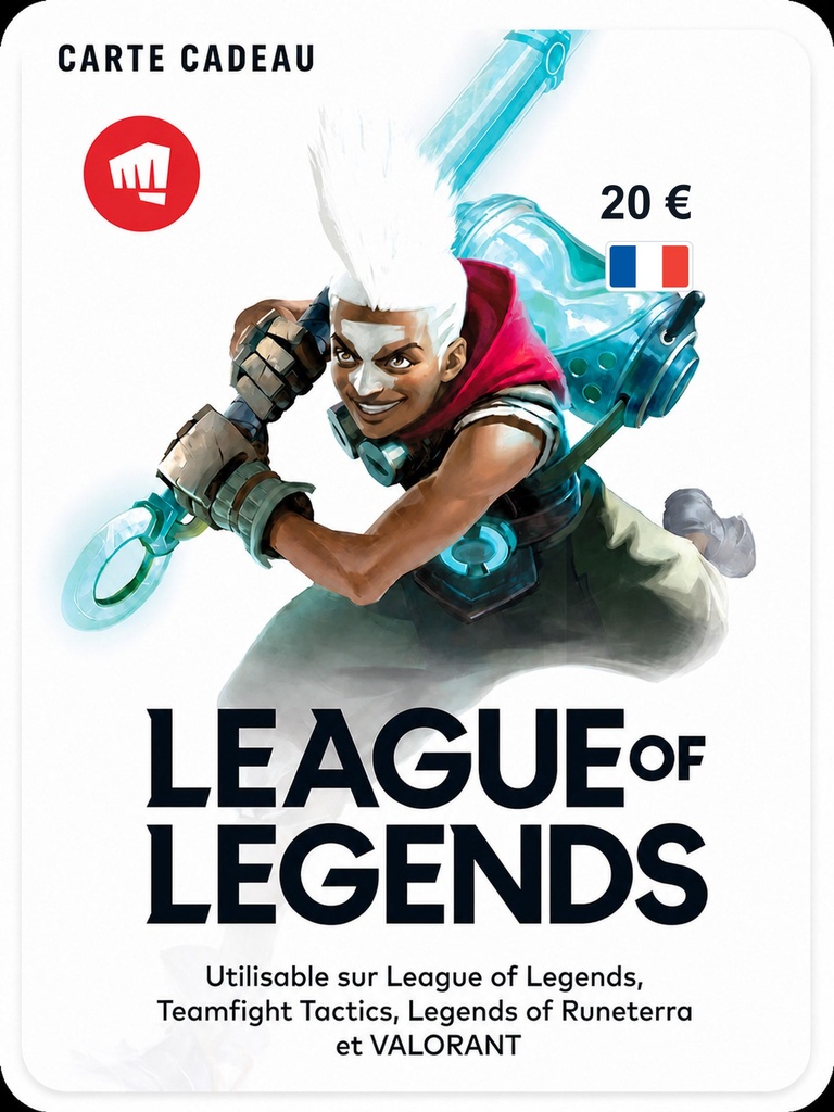 [EZPIN-FR-RIOT-020] Carte Riot Games 20 €