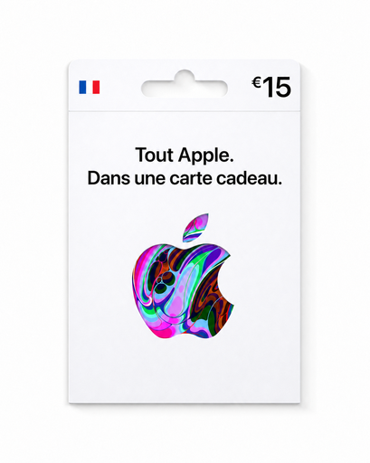 Carte cadeau Apple 15 €
