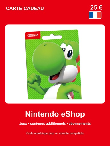 Carte Nintendo eShop