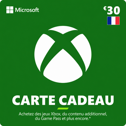 Carte Xbox 30 €
