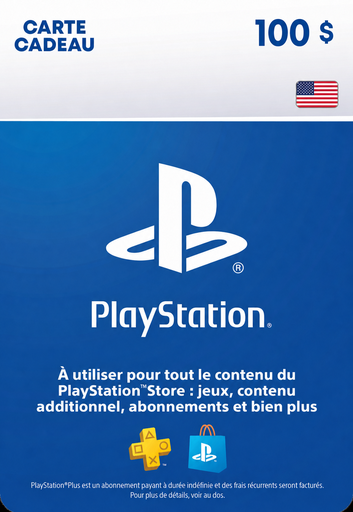 Carte PlayStation Store 100 USD (États-Unis)