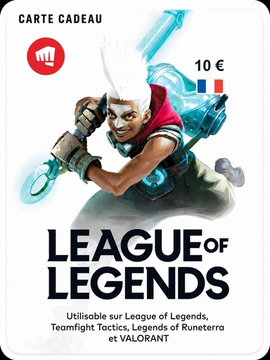 Carte Riot Games 10 €