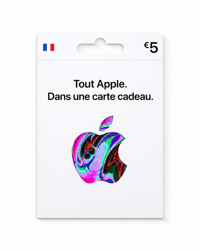 Carte cadeau Apple 5 €