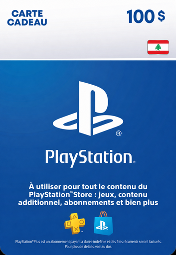 Carte PlayStation Store 100 USD (Liban)