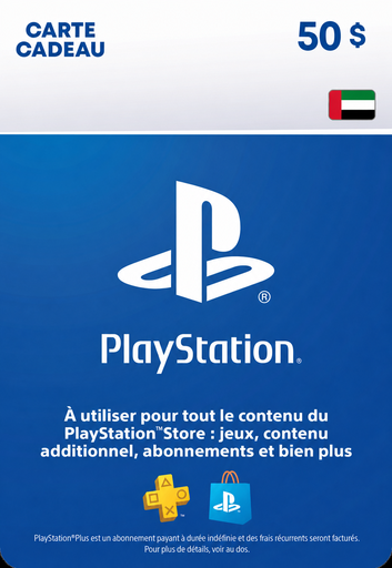 Carte PlayStation Store 50 USD (Émirats arabes unis)